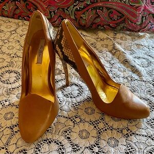 💥Ted Baker London Snakeskin Heeled Leather Heels💥